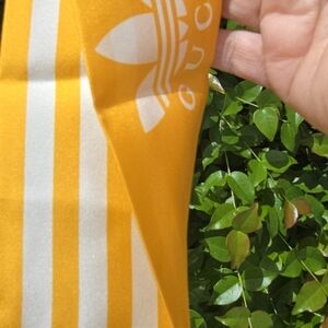 Adidas × Gucci Gucci X Adidas Striped Silk Neck Bow new